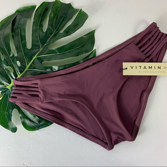 VITAMIN A NWT Jaydah Bikini Set in Tea Rose Large - Picture 11 of 12